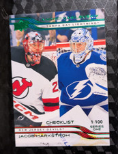 2025-26 Upper Deck Holiday Green Parallel Jacob Markstrom / Andrei Vasilevskiy