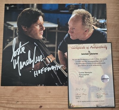 Costas Mandylor ''Hoffman'' Signed SAW V 8x10 Photo With COA