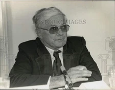 1985 Press Photo Adam Pierz, District 2, Enfield Town Council. - sra33582