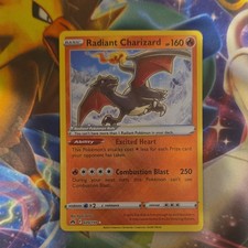 The Pokemon Company Radiant Charizard 020/159 Crown Zenith Holo RR 160HP Eng