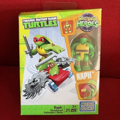 TEENAGE MUTANT NINJA TURTLES MEGA BLOCKS ''RAPH'' 21 PCS