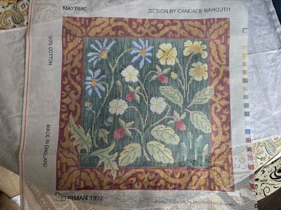 EHRMAN NEEDLEPOINT/TAPESTRY KIT MAYTIME BY CANDACE BAHOUTH