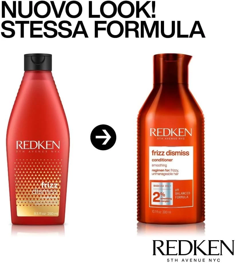 Redken | Balsamo Professionale Frizz Dismiss, Azione Disciplinante per Capelli C - Immagine 2 di 4