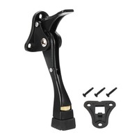 "FüR Kickdown TüRstopper, 4,7\" Aluminiumlegierung Verstellbarer Halter, Schwarz"