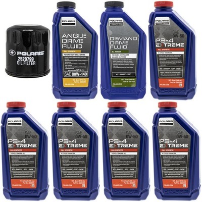 Polaris PS-4 Extreme Synthetic Full Service Oil Change Kit Xpedition 325 2520799