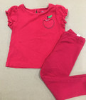 gymboree girls candy apple lot outfit set size 2 2t  shirt gap leggings worn 2-3 — photo 1