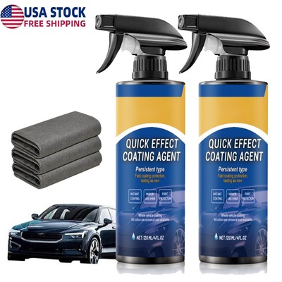 Car Coating Spray, Quick Effect Coating Agent Car Wax Polish Motorcycle
