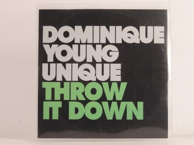 DOMINIQUE YOUNG UNIQUE THROW IT DOWN (F35) 3 Track Promo CD Single including Pic