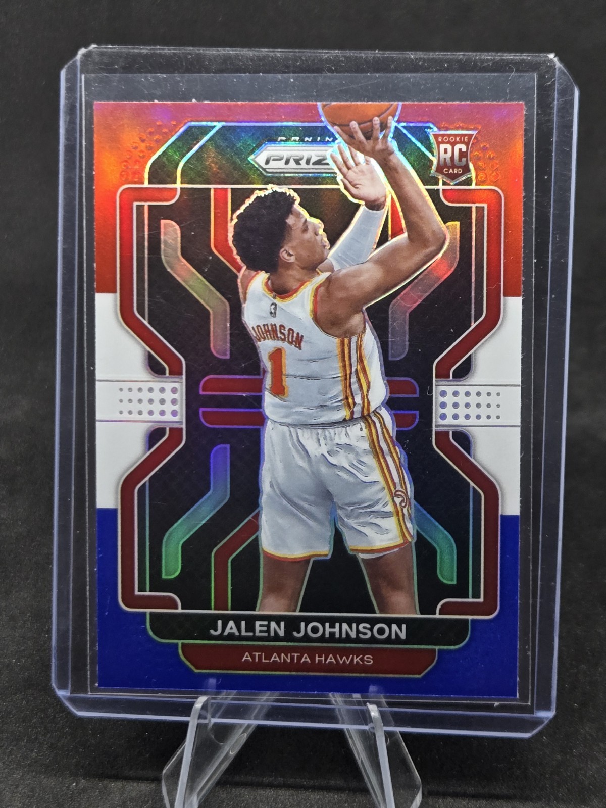 Jalen Johnson 2021 Prizm #305 Red White Blue Price Guide - Sports