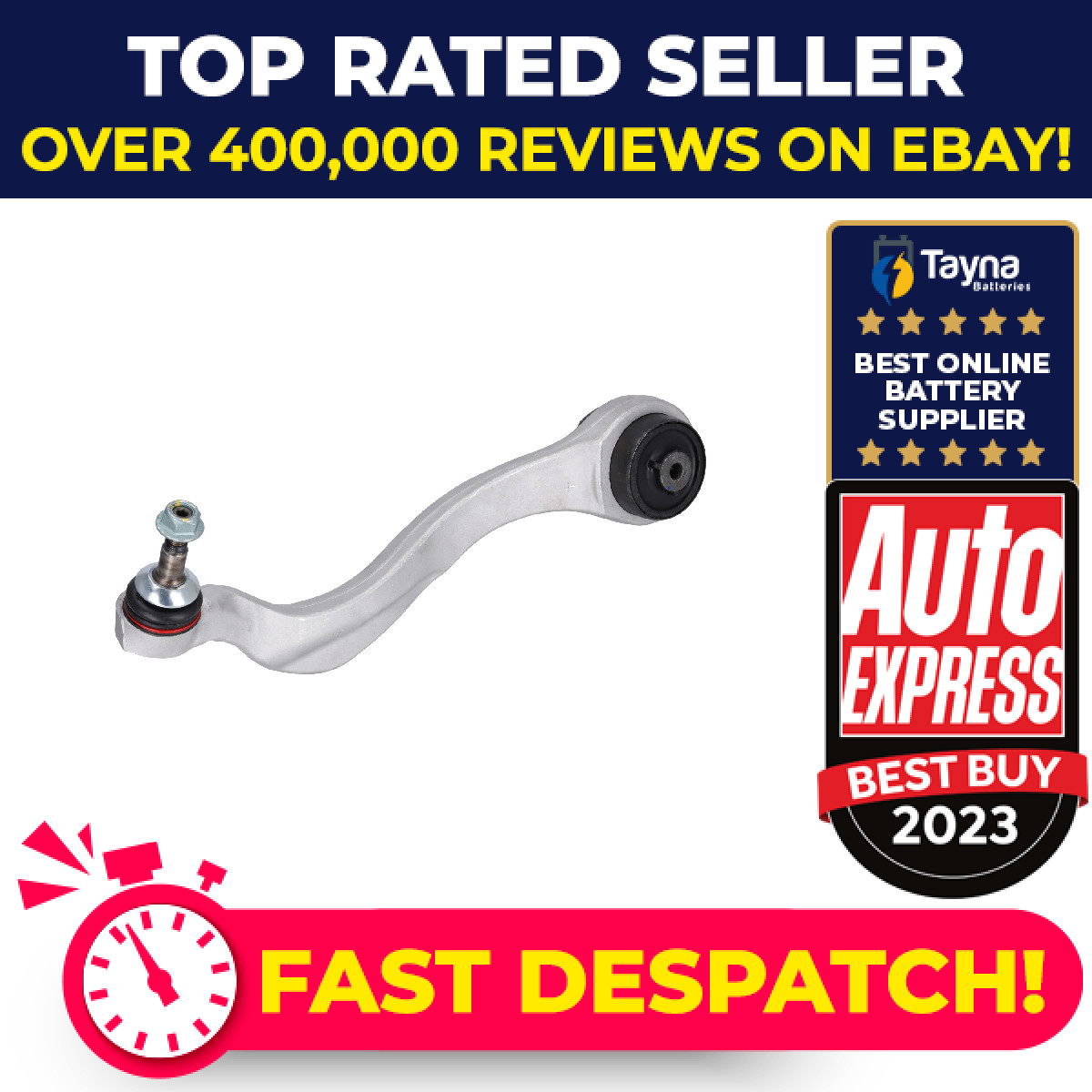 Wishbone / Suspension Arm Front Left Outer 185583 Febi Track Control 31106894661
