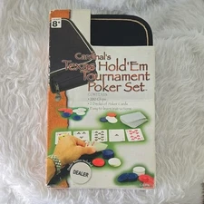Cardinal Poker Set with Chips and Cards