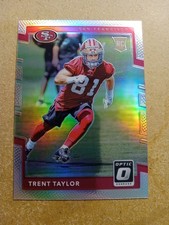 2017 Optic Silver Prizm Trent Taylor RC #125