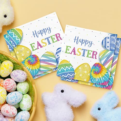 Happy Easter Party Supplies Kit, Easter Disposable Dinnerware Includes, Paper - Bild 3 von 7