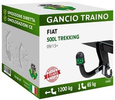 Per Fiat 500L TREKKING MONOVOLUME Dal 13 Gancio Fisso UniKIT 7P