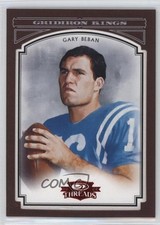 2006 Donruss Threads College Gridiron Kings Red Framed 63/100 Gary Beban 7k0