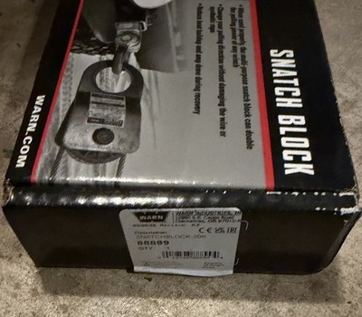 Warn 88899 Standard Snatch Block 20000 lb Maximum Capacity