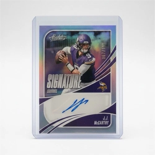 2025 Panini Absolute J.J. McCarthy Base (RAW)