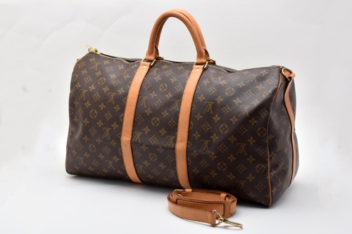 LOUIS VUITTON Keepall Bandouliere 50 Duffle Boston Bag Auth M41416 【Condition:A】