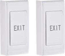 Push to Exit Button Switch Door Access Control 86Mm X 43Mm DC 12V 2 Pcs