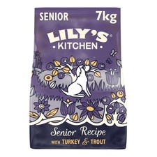 Lily’s Kitchen Senior Dry Dog Food Turkey & Trout Complete Nutrition 7kg Bag 6.43 per kilo