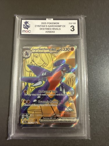 2025- POKEMON- CYNTHIA'S GARCHOMP EX- DESTINED RIVALS- MGC 3
