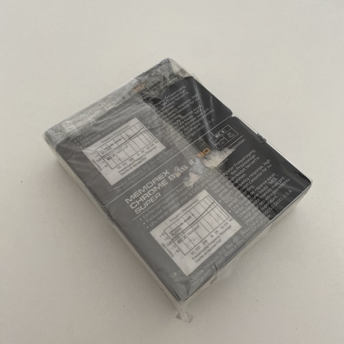 Memorex Chrome Bias II Super 90 1985 Type 2 Blank Cassette New & Sealed - Picture 20 of 20
