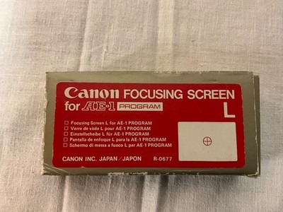 Canon Focusing Screen for AE-1 Program Type L