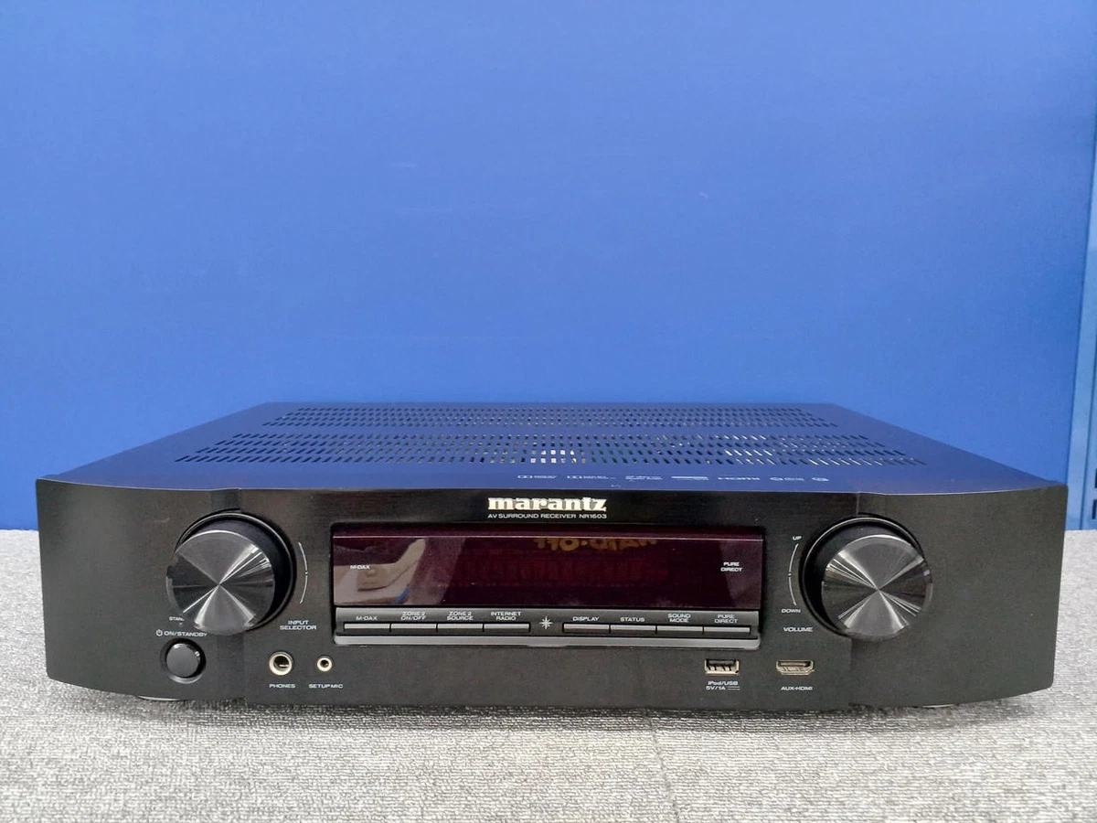 Marantz NR1603 7ch薄型AVアンプ 送料無料 美品 Marantz マランツ NR1603 7ch 薄型 AV アンプ 希少 純正