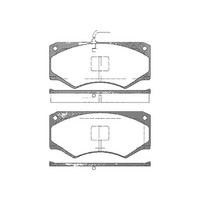 Bremsbelagsatz Scheiben 18 Mm Triscan Iam-Expertise FüR U.A. Iveco Daily