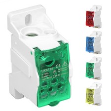DIN Rail Distribution Box Terminal Block Wire Connector Junction Box 690V 125A✈