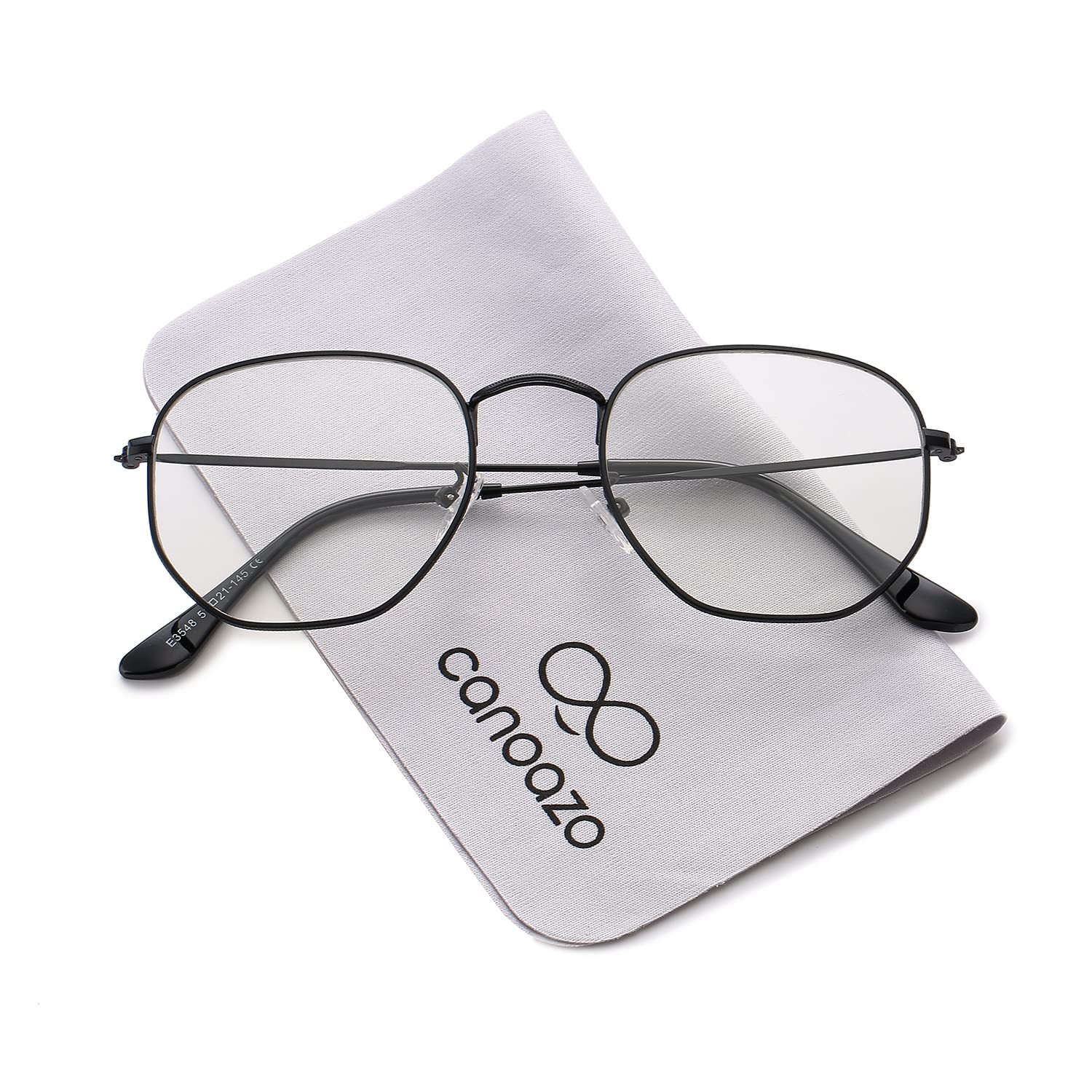 Retro Clear Glasses Women Men Square Fake Glasses Frame Non-prescription Eyeg...