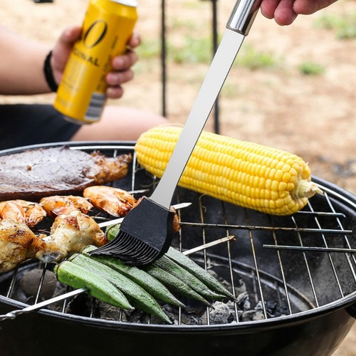 BBQ Tools Set 9 Pieces Stainless Steel Grill Kit with Case,Barbecue Utensil Tool - Picture 7 of 9