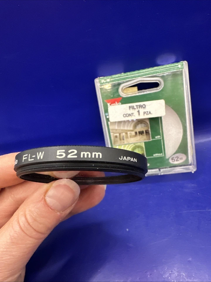 Kenko FL-W 52mm JAPÓN Púrpura Doble Cara Recubierta De Colección Nuevo de Lote Antiguo Foto 2 de 4