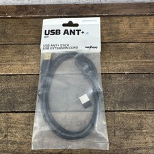 Wahoo USB ANT+ Kit Dongle W/ 3ft Extension Cord Black Zwift PC Mac TrainerRoad