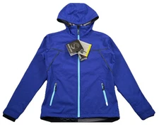 Showers Pass Rogue Hoodie Jacket Softshell Full Zip Blue Women’s Medium NWT