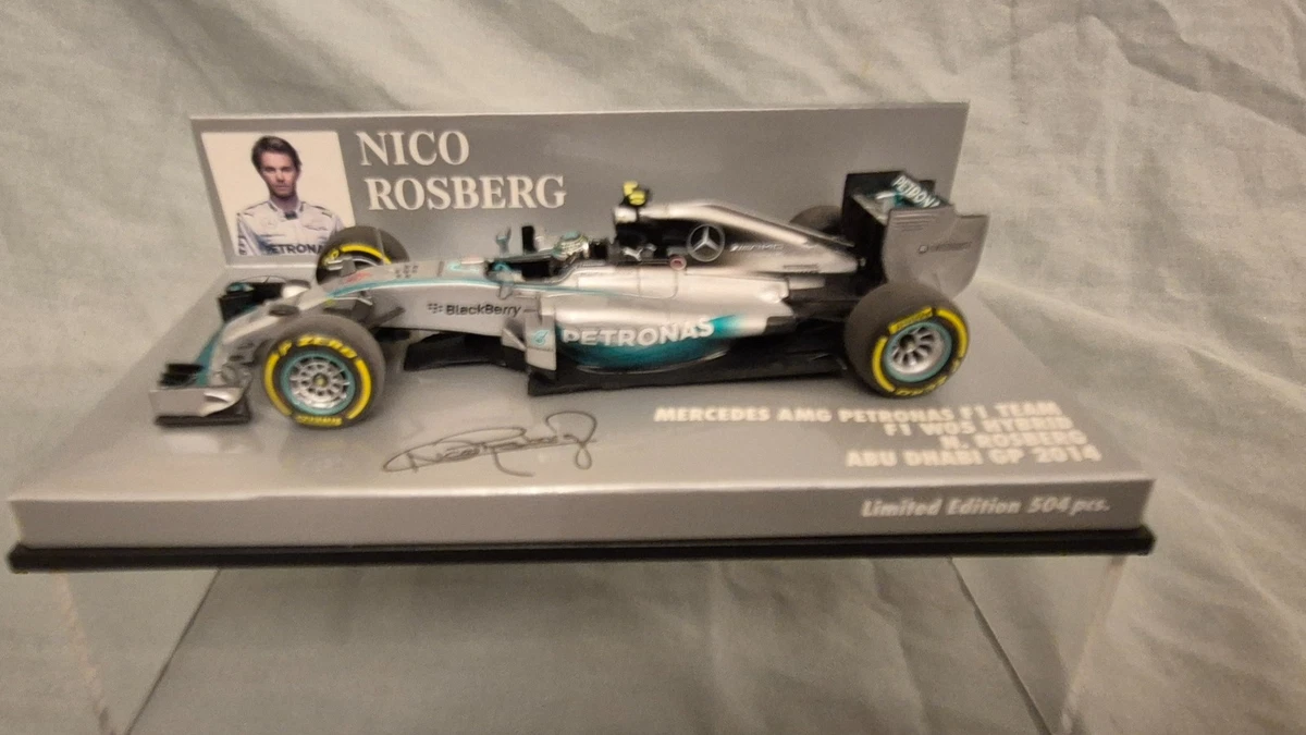 Miniature F1 – Mercedes W03 GP Chine 2012, Rosberg, Minichamps 1/43 (limitée)