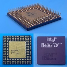 Intel 486 DX 50MHZ A80486DX-33/L2382601/SX419/1989 CPU