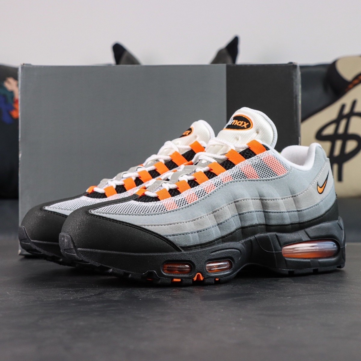 2025 Nike Air Max 95 OG Men Bright Mandarin|HM4740-005| | eBay