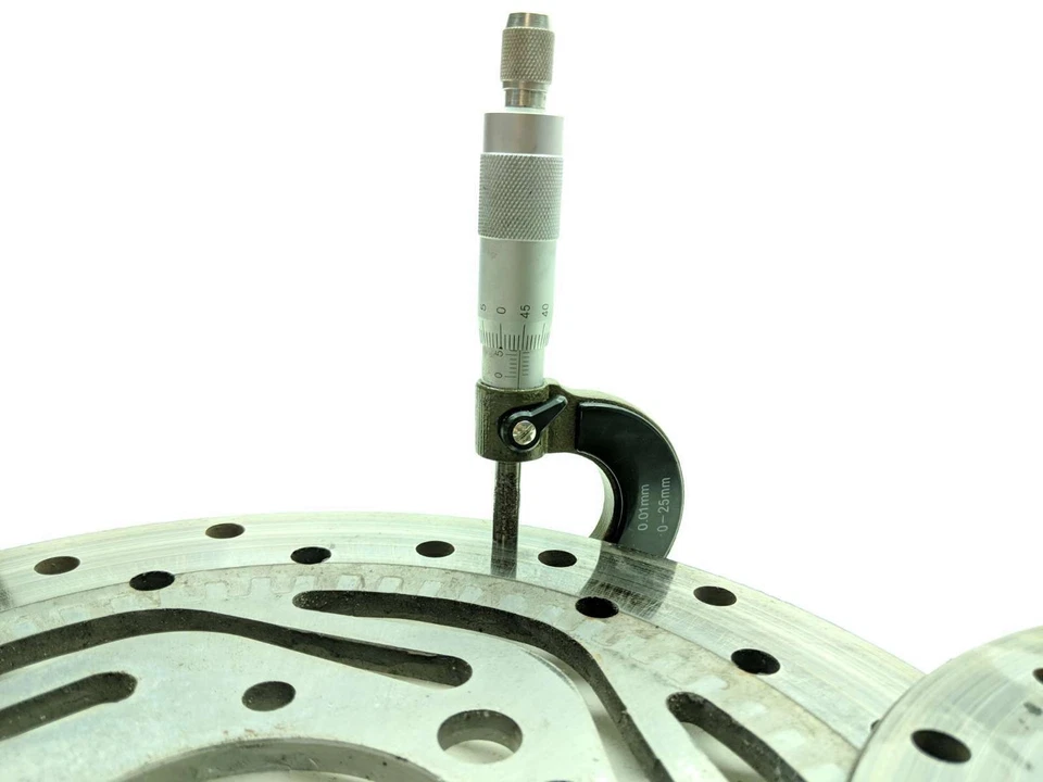 09 Can Am Spyder GS 990 rueda delantera rotor de freno de disco Foto 3 de 4