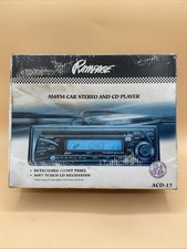 Vintage Rampage By Audiovox Car Stereo And Cd Player 160w Detachable Panel