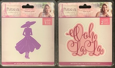 Crafter s Companion Parisian Collection Grande Dame And Ooh La La Metal Dies 