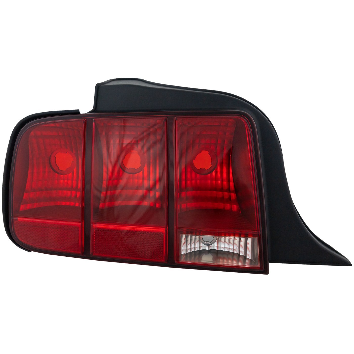 Галогенный задний фонарь Ford Mustang 2005-2009 годов выпуска с левой прозрачной и красной линзой