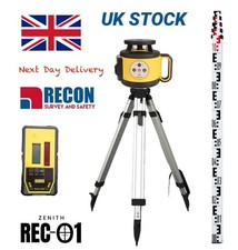 Self Levelling Dual Slope Rotating Laser Level Complete Kit