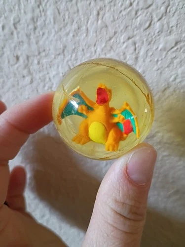 Vintage 98 Hasbro Pokemon Charizard Bouncy Ball Toy