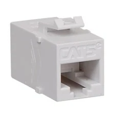 ICC MODULE COUPLER CAT5e WHITE IC107C5EWH UPC 633758037471 - Installation Equ...