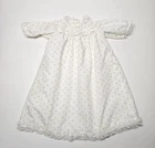 Vintage Cabbage Patch Kids Doll Clothes White And Pink Rosebud Preemie Gown