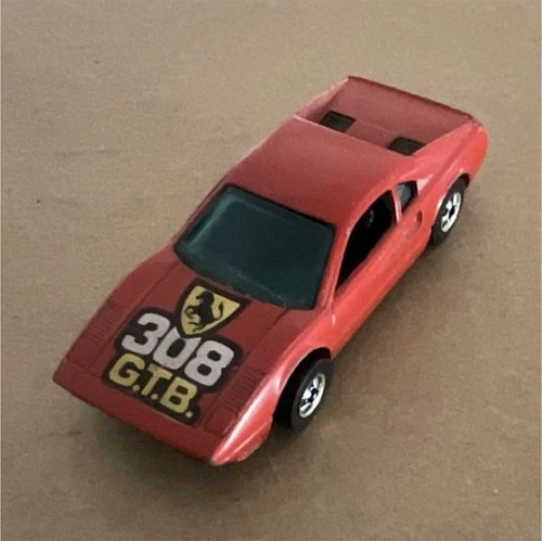 Hot Wheels Racebait 308 Ferrari Red Diecast Car Vintage 1977 Collectible
