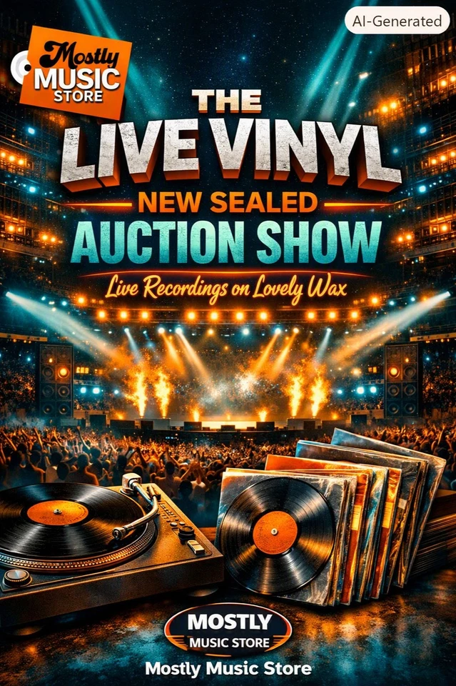 The  Live  Vinyl Record  New Sealed Auction Show –Live  Exclusives