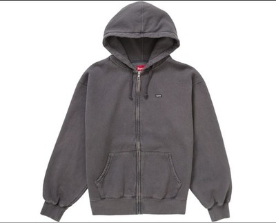 with tags Supreme FW25 Overdyed Small Box Hoodie in black SS24 Size Larg G2U
