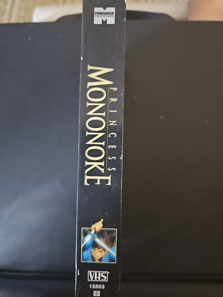 Princess Mononoke Anime VHS Tape Studio Ghibli Foto 3 de 4